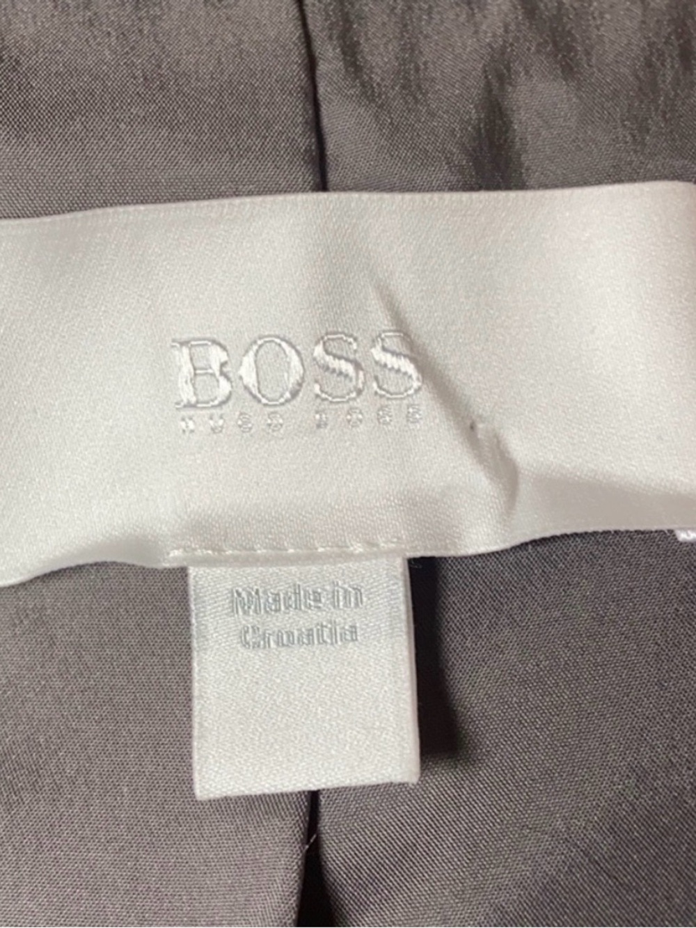 BOSS Hugo Boss Women's Gray Two-Button Tailored Blazer Size 6 - Picture 7 of 12